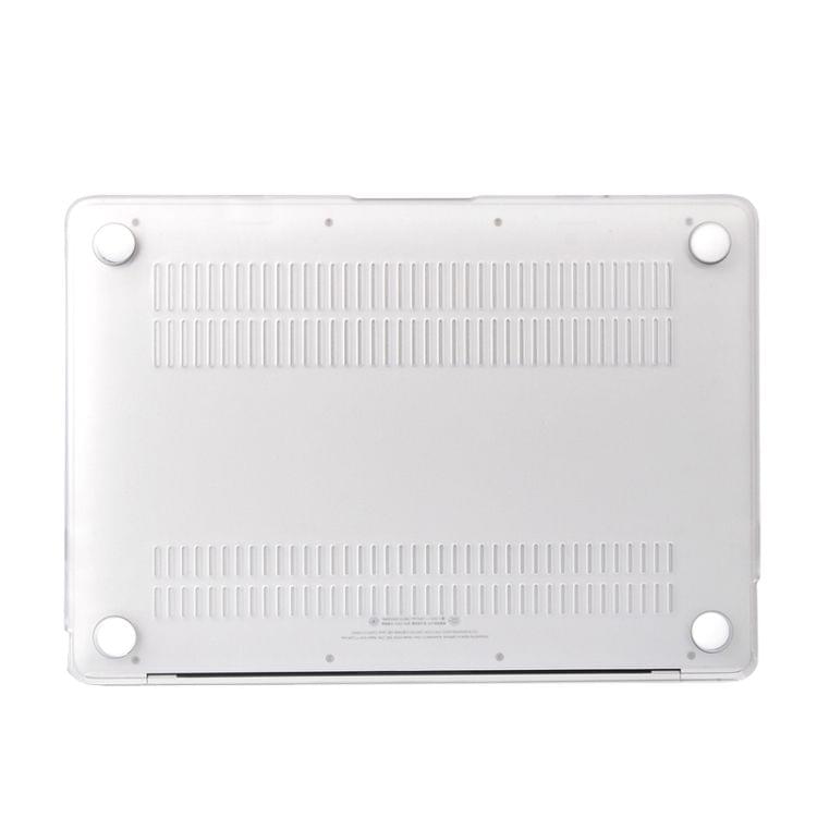 Laptop Translucent Frosted Hard Plastic Protective Case for Macbook 12 inch(White)