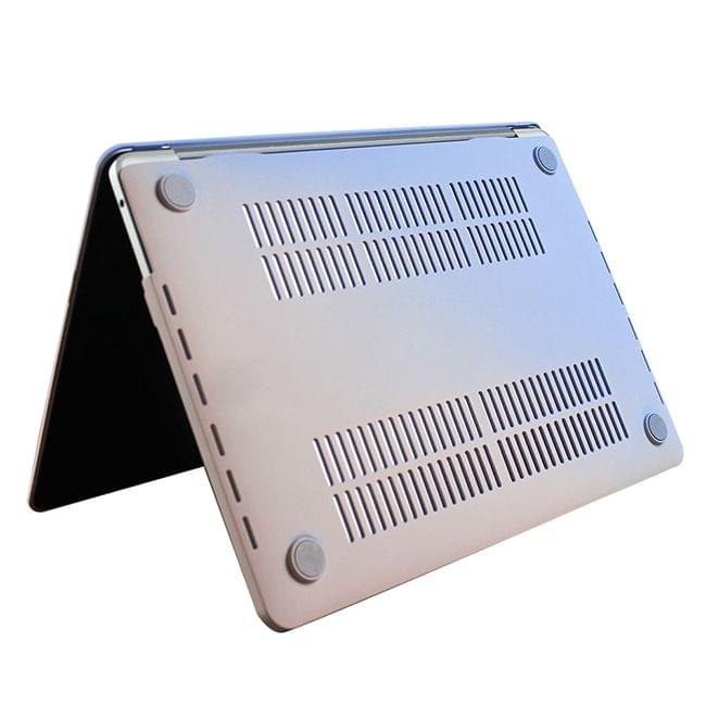 Cream Style Laptop Plastic Protective Case for MacBook Air 13.3 inch A1466 (2012 - 2017) / A1369 (2010 - 2012) (Pink Blue)