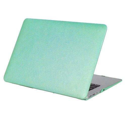 For Macbook Pro Retina 15.4 inch Silk Texture Apple Laptop PC Protective Case(Green)