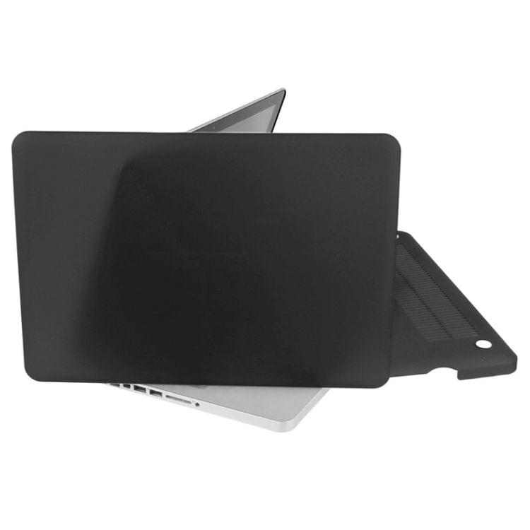 ENKAY for Macbook Pro 15.4 inch (US Version) / A1286 Hat-Prince 3 in 1 Frosted Hard Shell Plastic Protective Case with Keyboard Guard & Port Dust Plug(Black)