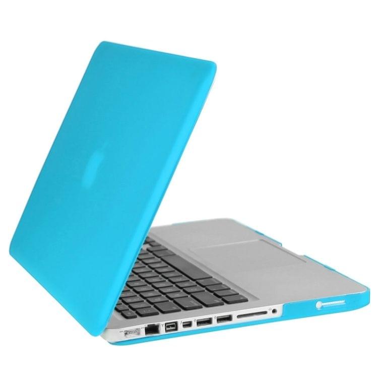 ENKAY for Macbook Pro 15.4 inch (US Version) / A1286 Hat-Prince 3 in 1 Frosted Hard Shell Plastic Protective Case with Keyboard Guard & Port Dust Plug(Blue)
