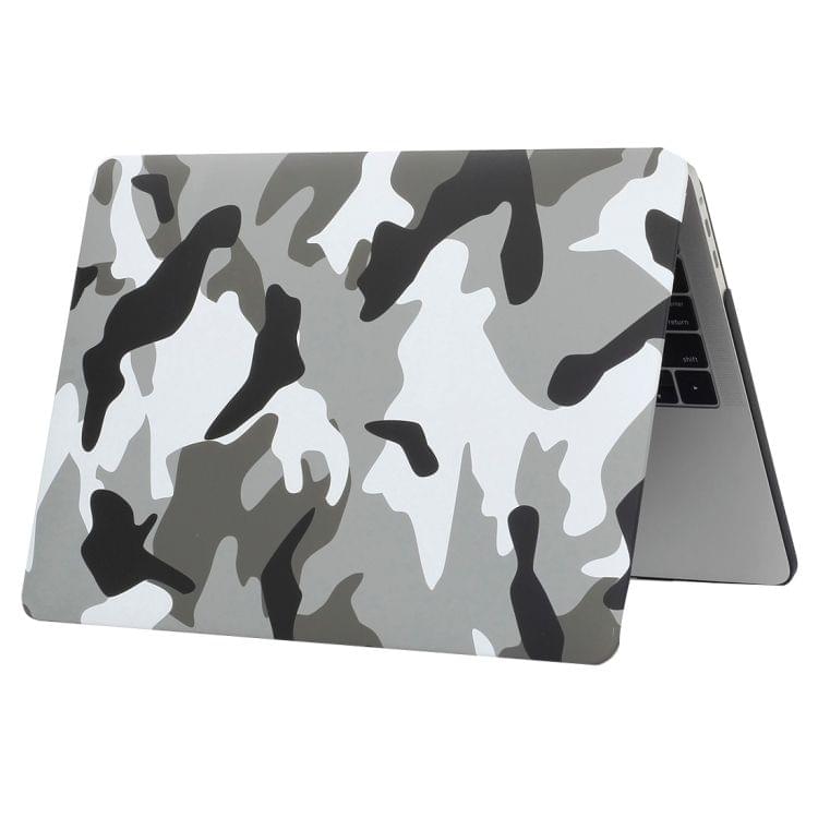 For 2016 New Macbook Pro 13.3 inch A1706 & A1708 Grey Camouflage Pattern Laptop Water Decals PC Protective Case
