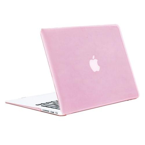 Laptop Crystal Hard Protective Case for MacBook Air 13.3 inch A1466 (2012 - 2017) / A1369 (2010 - 2012)(Pink)