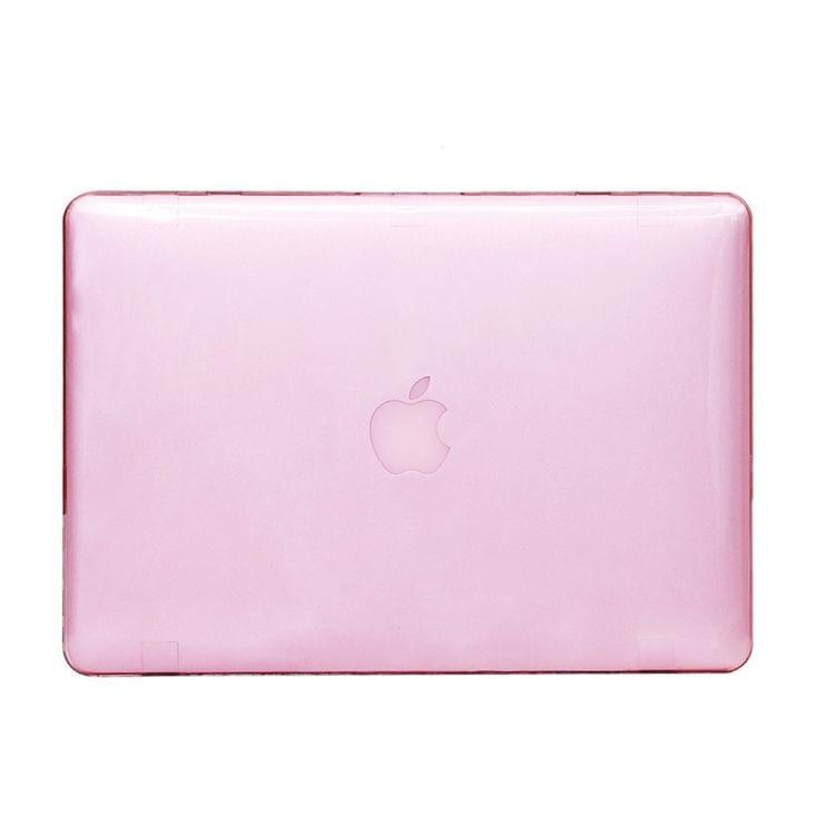 Laptop Crystal Hard Protective Case for MacBook Air 13.3 inch A1466 (2012 - 2017) / A1369 (2010 - 2012)(Pink)
