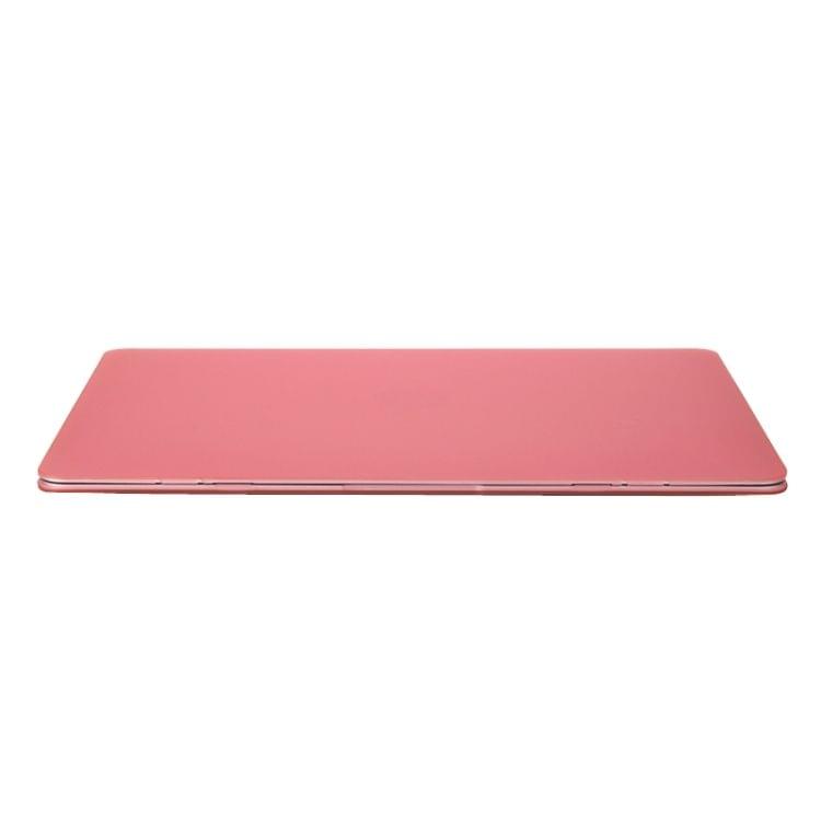 Laptop Translucent Frosted Hard Plastic Protective Case for Macbook 12 inch(Pink)