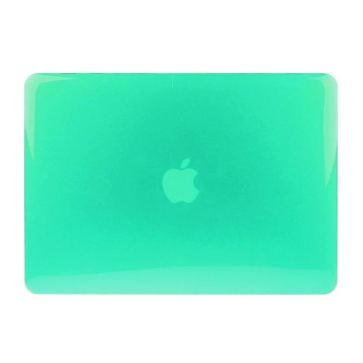 ENKAY for Macbook Air 13.3 inch (US Version) / A1369 / A1466 Hat-Prince 3 in 1 Crystal Hard Shell Plastic Protective Case with Keyboard Guard & Port Dust Plug(Green)