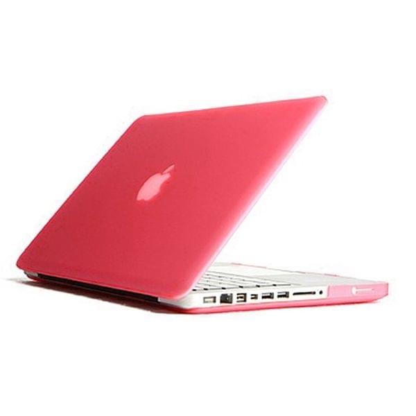 ENKAY for MacBook Pro 13.3 inch (US Version) / A1278 4 in 1 Frosted Hard Shell Plastic Protective Case with Screen Protector & Keyboard Guard & Anti-dust Plugs(Pink)