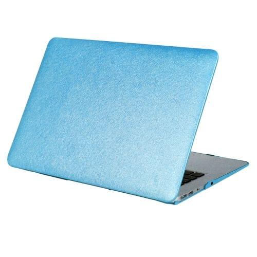 For Macbook Pro Retina 15.4 inch Silk Texture Apple Laptop PC Protective Case(Blue)