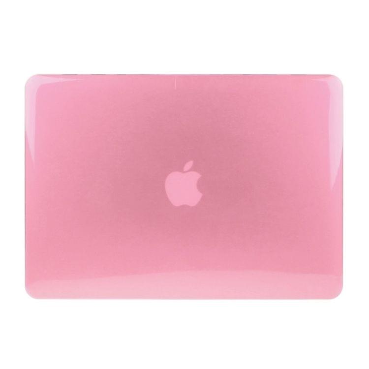 ENKAY for Macbook Air 13.3 inch (US Version) / A1369 / A1466 Hat-Prince 3 in 1 Crystal Hard Shell Plastic Protective Case with Keyboard Guard & Port Dust Plug(Pink)