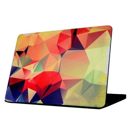 For 2016 New MacBook Pro 15.4 inch with Touchbar (A1707) Colorful Origami Pattern Laptop Water Decals PC Protective Case