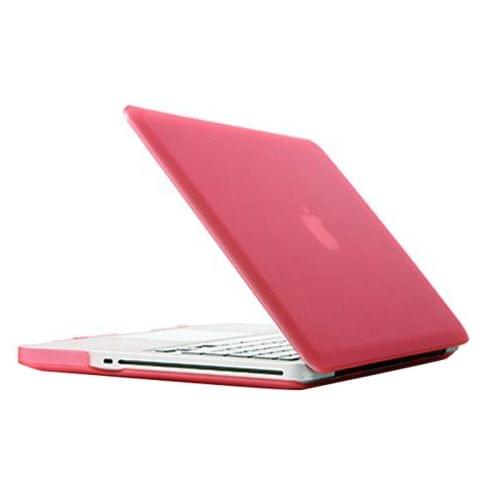 Frosted Hard Plastic Protection Case for Macbook Pro 13.3 inch(Pink)
