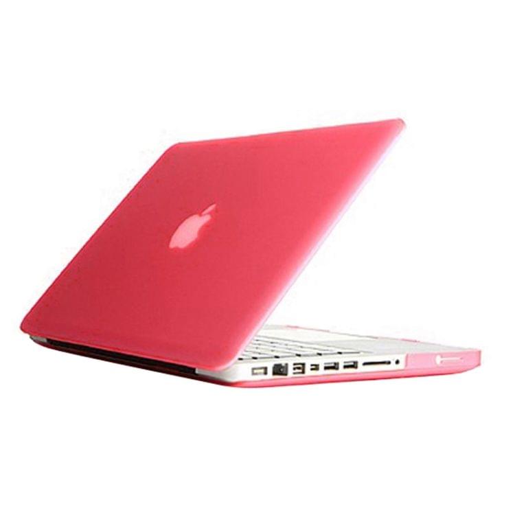 Frosted Hard Plastic Protection Case for Macbook Pro 13.3 inch(Pink)
