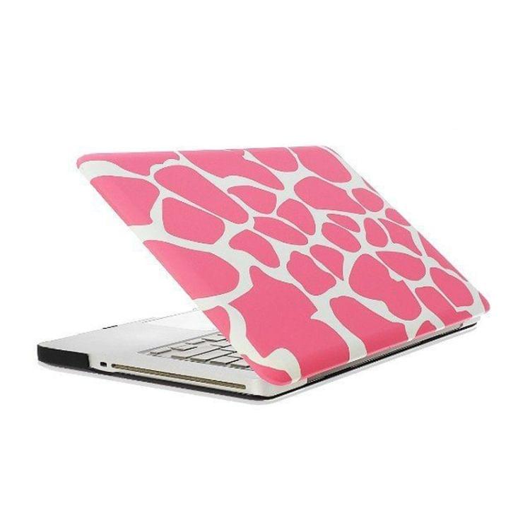 Sika Deer Texture Frosted Hard Plastic Protective Case for Macbook Pro 15.4 inch (Pink)