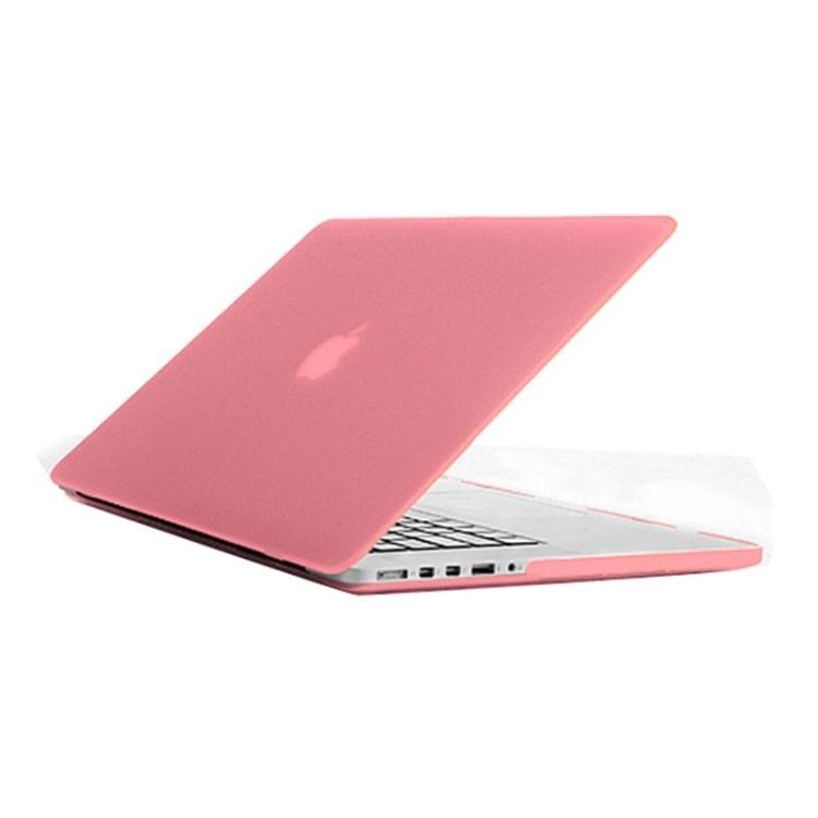 Laptop Frosted Hard Plastic Protection Case for Macbook Pro Retina 13.3 inch(Pink)