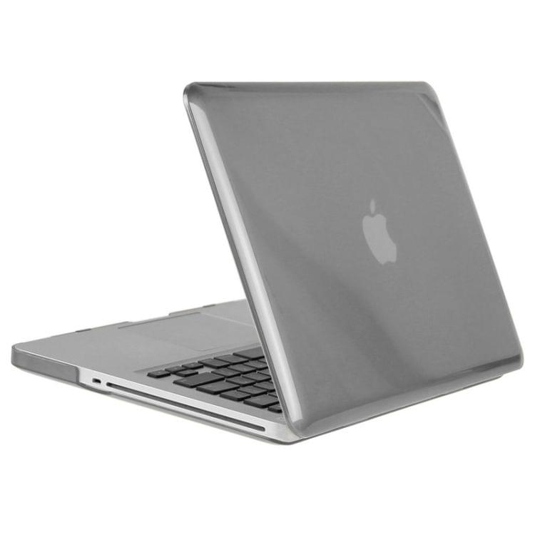 ENKAY for Macbook Pro 13.3 inch (US Version) / A1278 Hat-Prince 3 in 1 Crystal Hard Shell Plastic Protective Case with Keyboard Guard & Port Dust Plug(Grey)