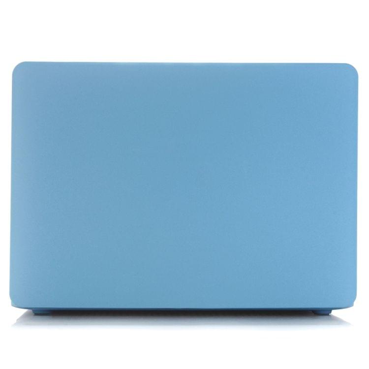 Quicksand Laptop Plastic Protective Case for MacBook Air 13.3 inch A1932 (2018) (Sky Blue)