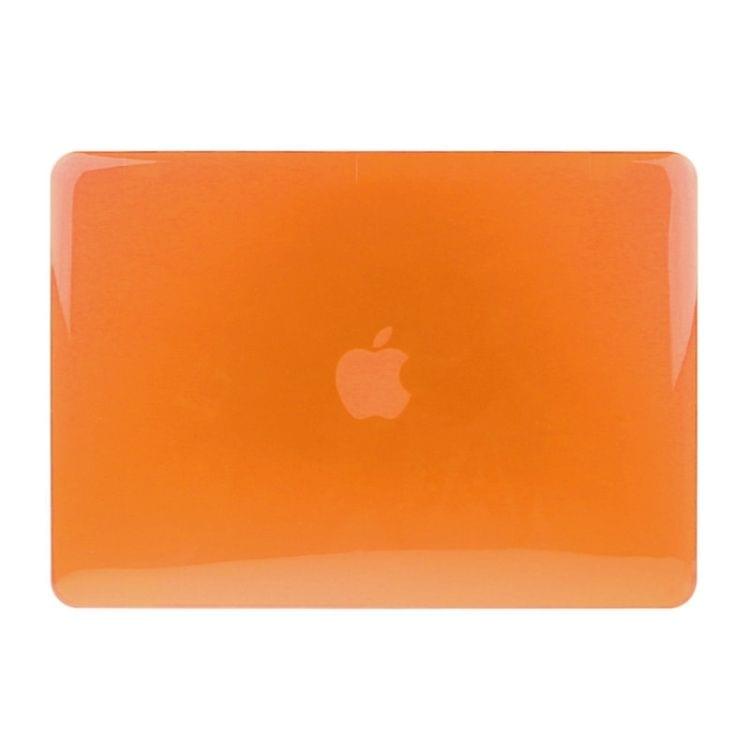 ENKAY for Macbook Air 11.6 inch (US Version) / A1370 / A1465 Hat-Prince 3 in 1 Crystal Hard Shell Plastic Protective Case with Keyboard Guard & Port Dust Plug(Orange)