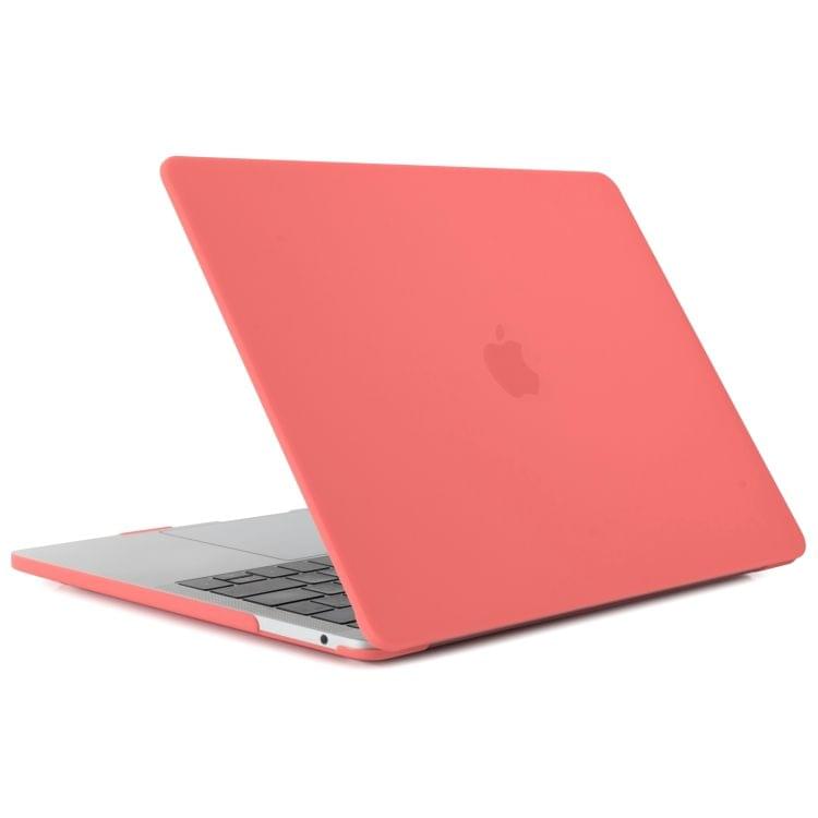 Laptop Frosted Texture PC Protective Case for MacBook Pro 15.4 inch A1707 (2016 - 2017)(Coral Red)