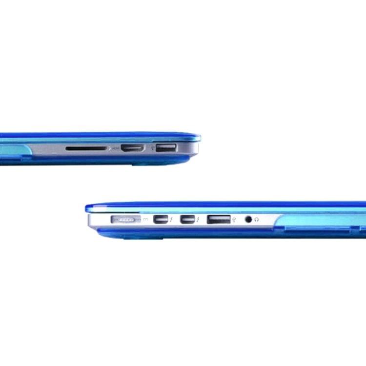 Hard Crystal Protective Case for Macbook Pro Retina 15.4 inch(Blue)