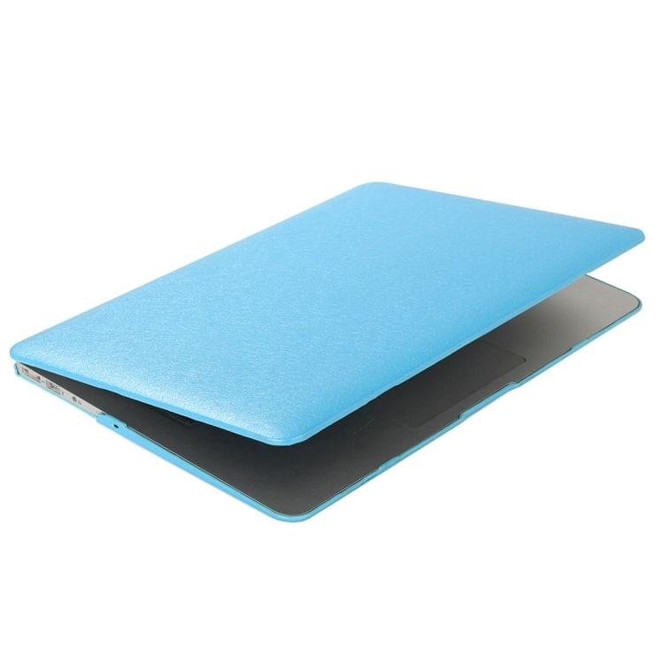 For Macbook Pro Retina 13.3 inch Silk Texture Apple Laptop PC Protective Case(Blue)