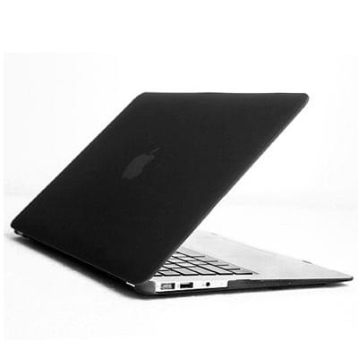 Laptop Crystal Hard Protective Case for MacBook Air 13.3 inch A1466 (2012 - 2017) / A1369 (2010 - 2012)(Black)