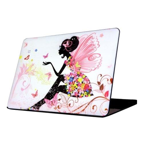 For Macbook Air 11.6 inch (2011 - 2013) A1370 & A1465 / MD711 / MC968 / MC969 / MD712 / MD224 Butterfly Fairy Pattern Laptop Water Decals PC Protective Case