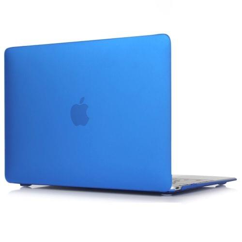 Laptop Matte Style Protective Case for MacBook Air 13.3 inch A1932 (2018)(Dark Blue)