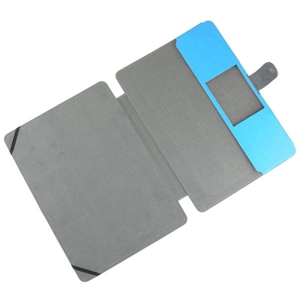 Notebook Leather Case with Snap Fastener for 11.6 inch MacBook Air(Blue)