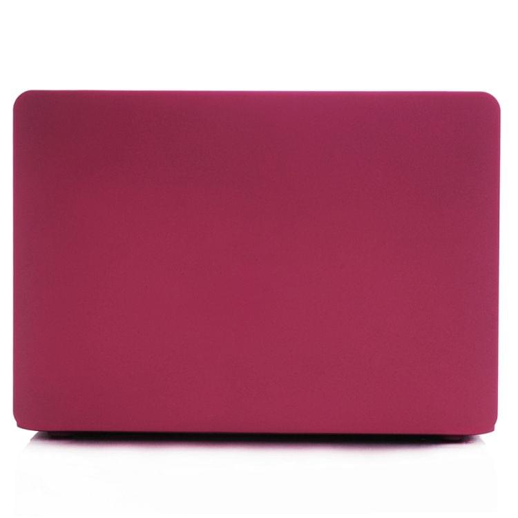 Quicksand Laptop Plastic Protective Case for MacBook Air 13.3 inch A1466 (2012 - 2017) / A1369 (2010 - 2012) (Wine Red)