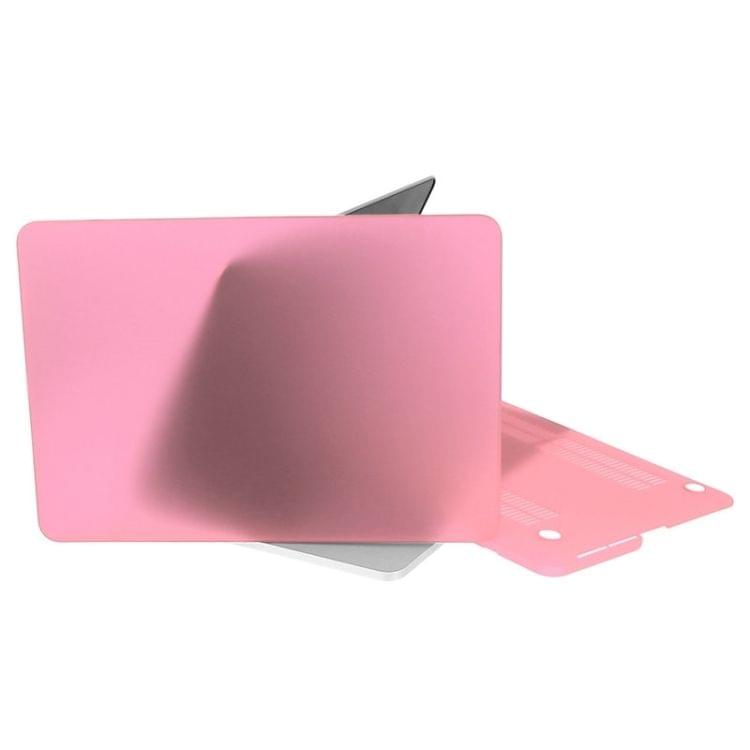 ENKAY for Macbook Pro Retina 13.3 inch (US Version) / A1425 / A1502 Hat-Prince 3 in 1 Frosted Hard Shell Plastic Protective Case with Keyboard Guard & Port Dust Plug(Pink)