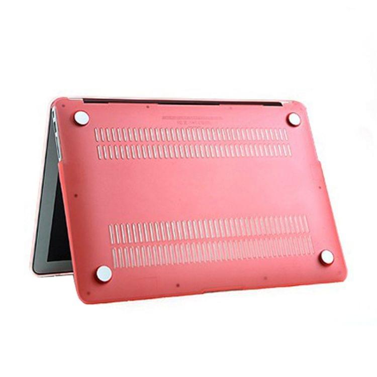 Laptop Frosted Hard Plastic Protective Case for MacBook Air 13.3 inch A1466 (2012 - 2017) / A1369 (2010 - 2012)(Pink)