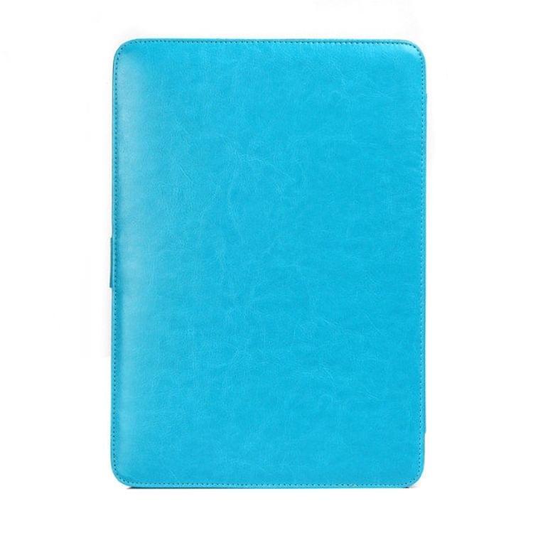 For 2016 New Macbook Pro 15.4 inch A1707 Laptop Crazy Horse Texture Horizontal Flip Leather Case(Blue)