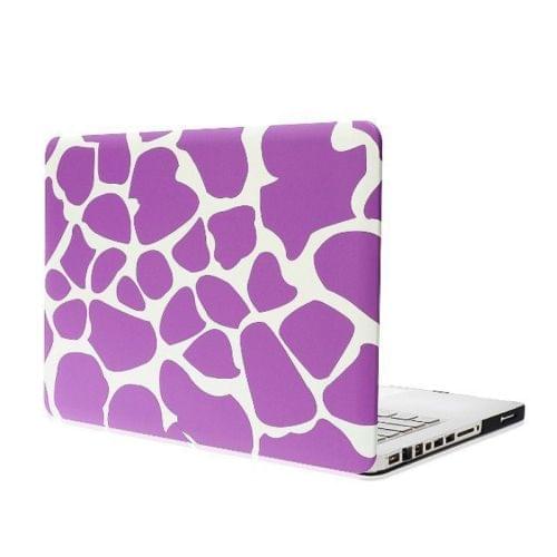 Sika Deer Texture Frosted Hard Plastic Protective Case for Macbook Pro 15.4 inch (Purple)