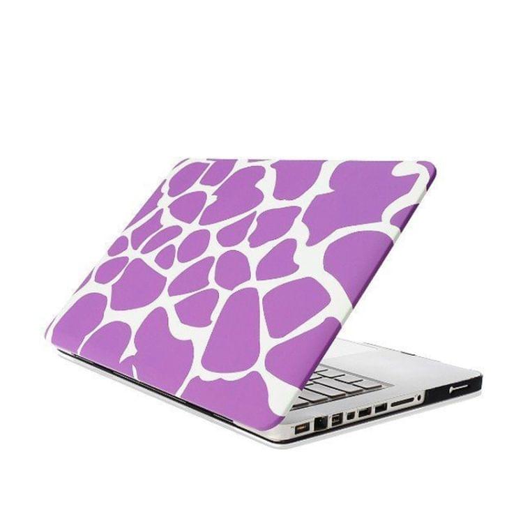 Sika Deer Texture Frosted Hard Plastic Protective Case for Macbook Pro 15.4 inch (Purple)