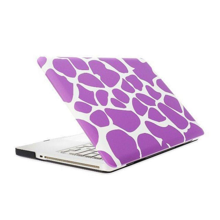 Sika Deer Texture Frosted Hard Plastic Protective Case for Macbook Pro 15.4 inch (Purple)