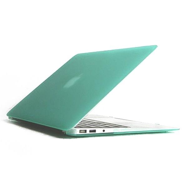 ENKAY for MacBook Air 13.3 inch (US Version) 4 in 1 Frosted Hard Shell Plastic Protective Case with Screen Protector & Keyboard Guard & Anti-dust Plugs(Green)