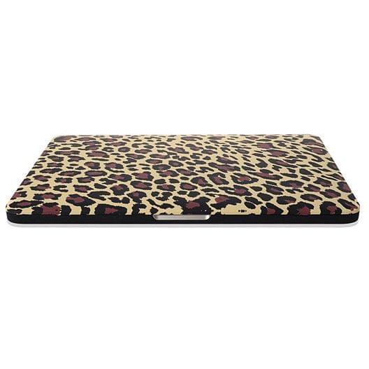 Yellow Leopard Pattern Frosted Hard Plastic Protective Case for Macbook Pro Retina 13.3 inch