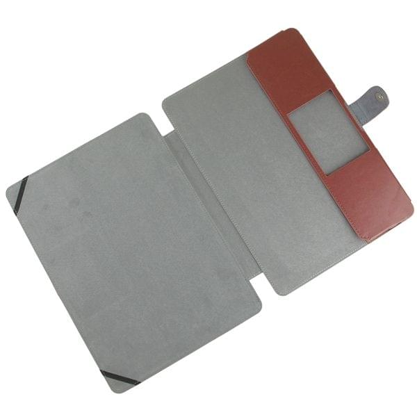 Notebook Leather Case with Snap Fastener for 13.3 inch MacBook Pro(Brown)