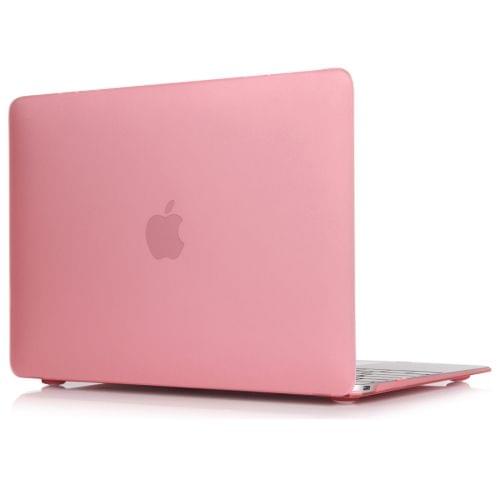 Laptop Matte Style Protective Case for MacBook Air 13.3 inch A1932 (2018)(Pink)