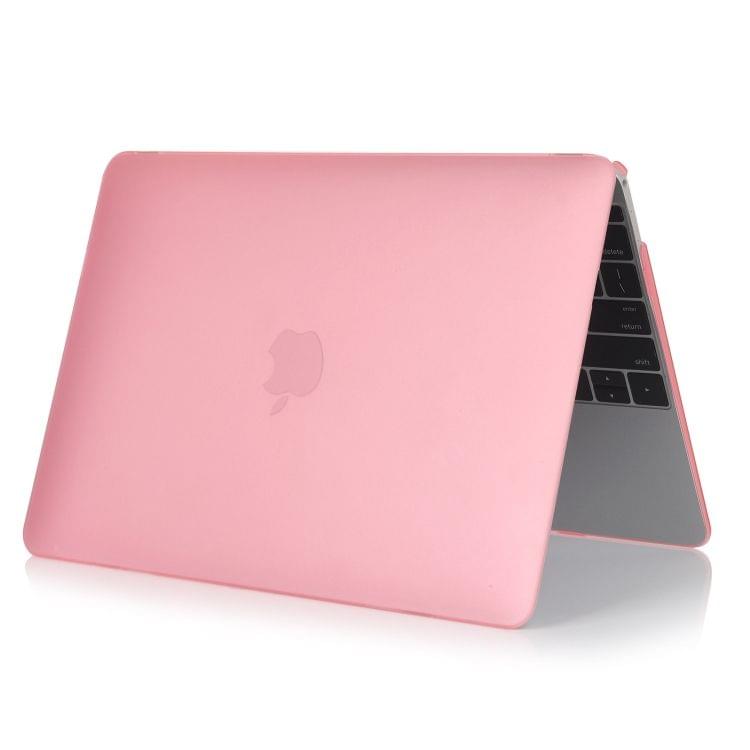 Laptop Matte Style Protective Case for MacBook Air 13.3 inch A1932 (2018)(Pink)