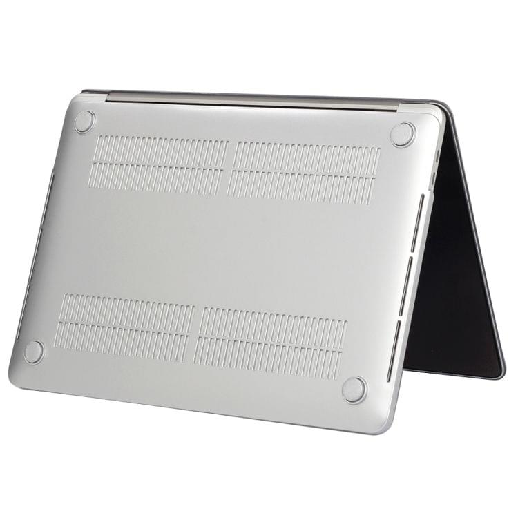 Laptop Metal Style Protective Case for MacBook Pro 15.4 inch A1990 (2018) (Silver)