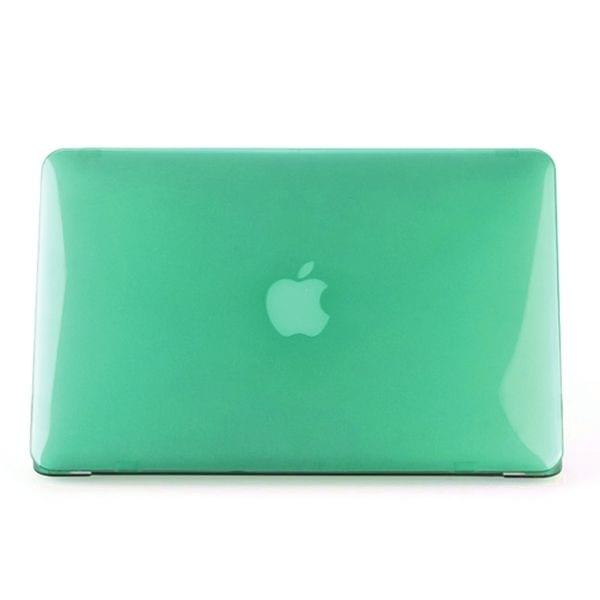 ENKAY for MacBook Air 11.6 inch (US Version) / A1370 / A1465 4 in 1 Crystal Hard Shell Plastic Protective Case with Screen Protector & Keyboard Guard & Anti-dust Plugs(Green)