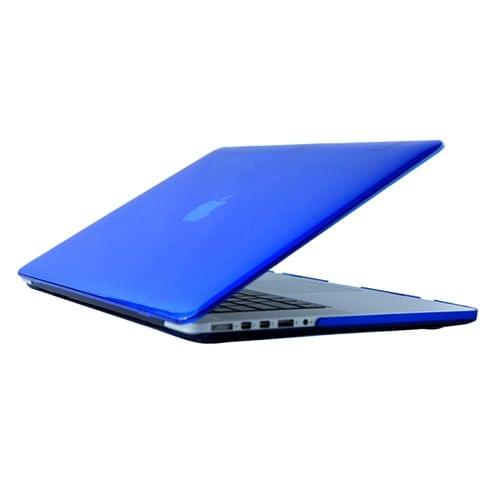 For 2016 New Macbook Pro 13.3 inch A1706 & A1708 Laptop Crystal PC Protective Case(Dark Blue)