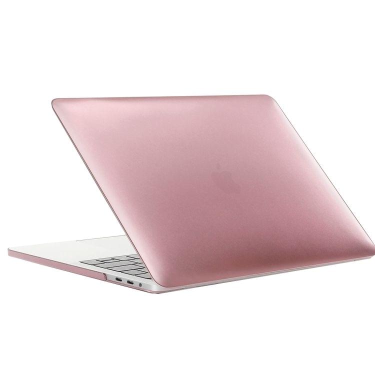 For 2016 New Macbook Pro 13.3 inch A1706 & A1708 Laptop PC + Metal Oil Surface Protective Case (Rose Gold)