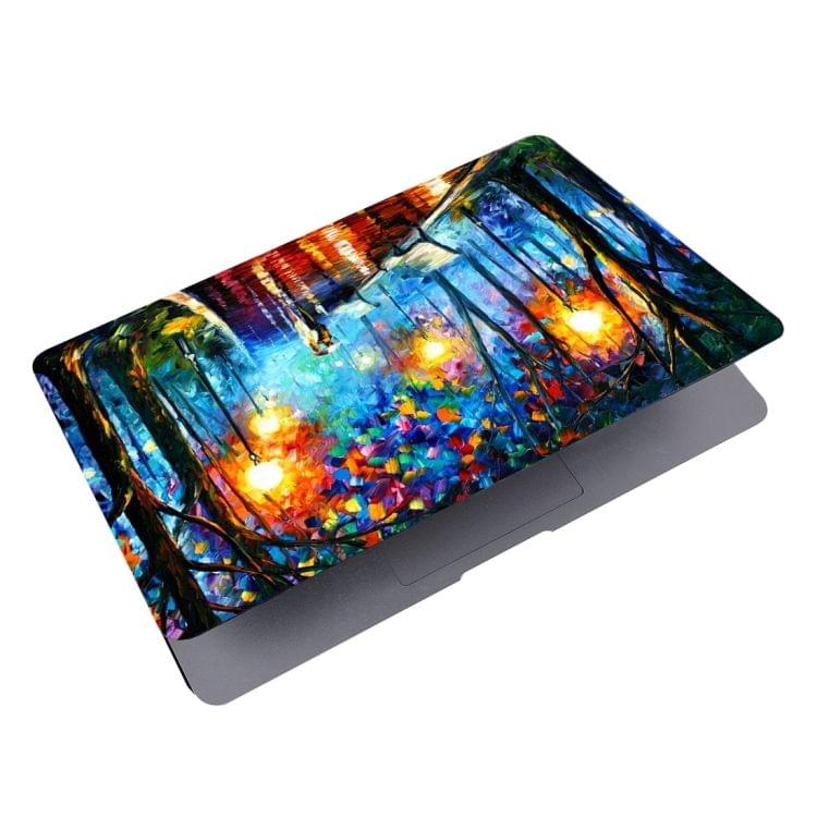 RS-704 Colorful Printing Laptop Plastic Protective Case for Macbook Retina 12 inch A1931 / A1534