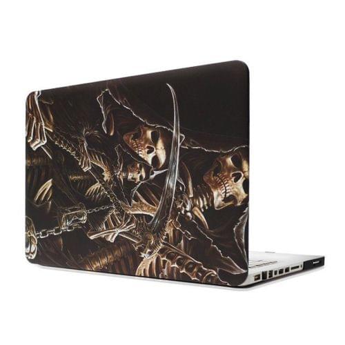 Skull Pattern Frosted Hard Plastic Protective Case for Macbook Pro 15.4 inch
