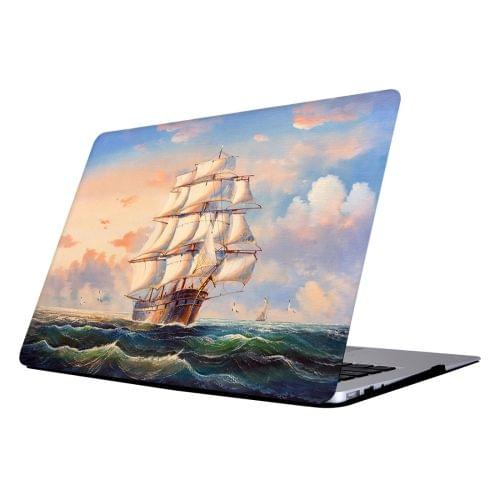 RS-542 Colorful Printing Laptop Plastic Protective Case for MacBook Pro 13.3 inch A1708 (2016 - 2017) / A1706 (2016 - 2017)