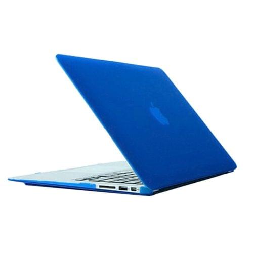 Frosted Hard Plastic Protection Case for Macbook Air 11.6 inch(Blue)