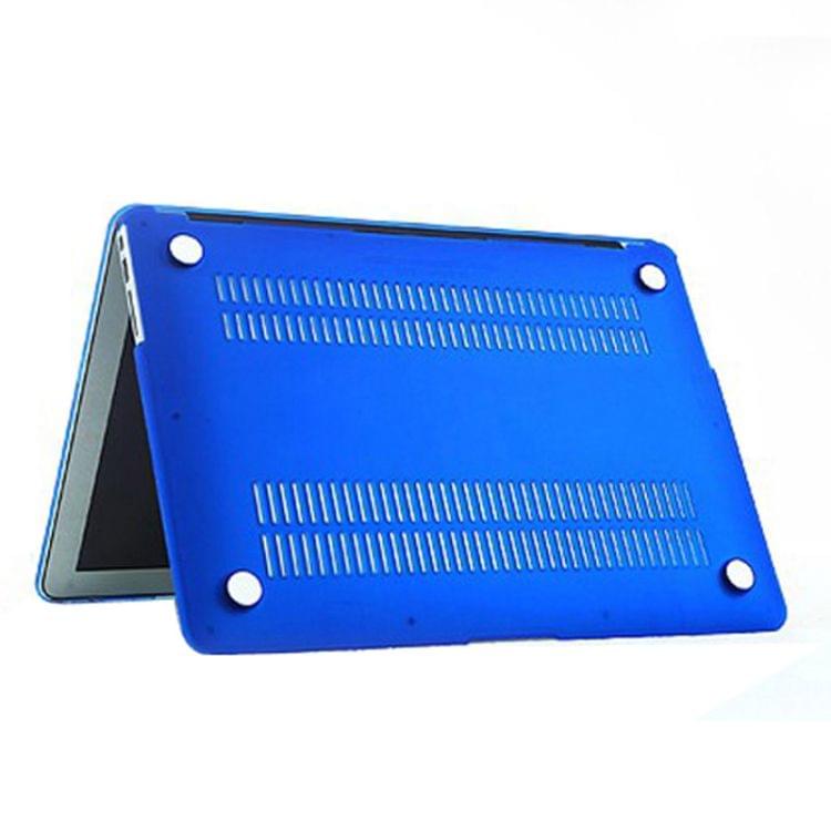 Frosted Hard Plastic Protection Case for Macbook Air 11.6 inch(Blue)