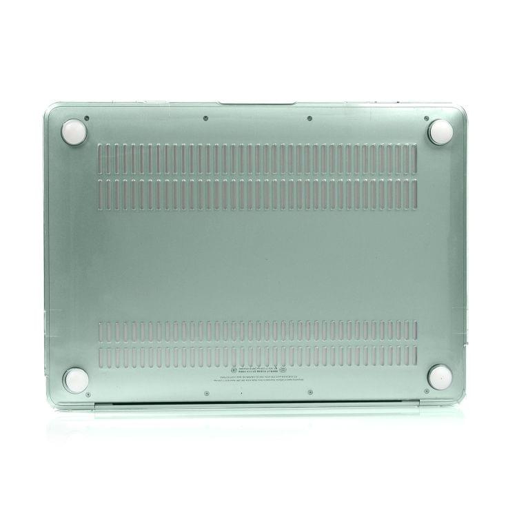 Laptop Crystal Style Protective Case for MacBook Air 13.3 inch A1932 (2018)(Green)